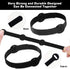 150PCS Reusable Cable Ties - 4+6+8+10inch Multi-Purpose Cable management Hook & Loop Cable Straps Wire Ties,Adjustable Fastening Cord Organizer,Ca...
