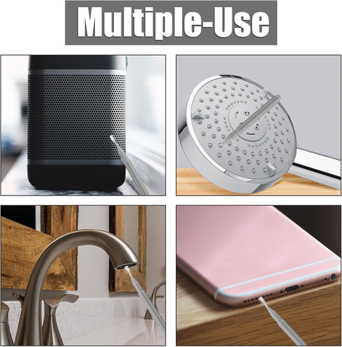 40pcs Shower Head Nozzle Cleaning Brushes, Tiny Brushes Multifunctional Mini Cleaning Tools for Small Hole Shower Head (Gray)...