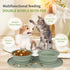 Puppy Dog Bowl,Travel Bowls Dog Food Bowls&Dog Water Bowls,No Spills,Collapsible Double Bowl,Suitable for Small and Medium Sized Dogs(Green)...