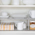 HooTown Refrigerator, Fridge, Freezer Shelf Liner and Drawer Mats 17.5 Inch Wide x 78.7 Inch Long, Non Slip EVA Plastic Washable Waterproof Pads f...