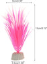 VOCOSTE 2 Pcs Aquarium Plastic Plants, Artificial Aquatic Plant for Fish Tank Landscape Plants Decoration, Pink, White...
