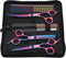 7 in 1 Dog Grooming Scissors Set, Pet Grooming Shears Dog Scissors Stainless Steel Straight & Thinning & Curved Shears Grooming Scissors for Dogs ...