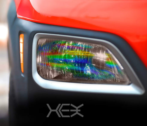 VViViD Bio HEX+ Air-Tint Headlight Vinyl Roll (17.9" x 60", Smoke Micro Pattern)...