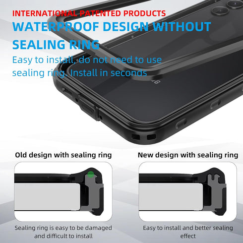 for Samsung Galaxy A34 5G Phone Case, Waterproof Case with Built-in Screen Protector, Full Body Dustproof Shockproof Rugged Heavy Duty Protection ...