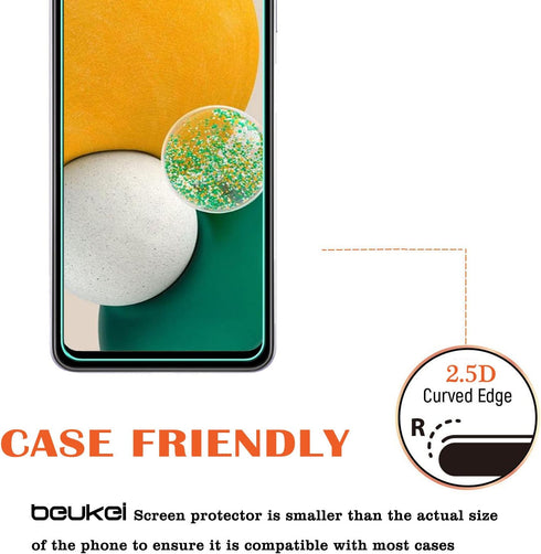 3-Pack Compatible Samsung Galaxy A13 Screen Protector Tempered Glass, Touch Sensitive, Case Friendly, 9H Hardness...