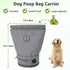 Dog Poop Bag Holder,Dog Walking Bag with Poop Bag Dispenser,Reusable Smell Proof Dog Waste Bag,Pet Poop Pouch with Magnetic Closure,Portable Dog A...