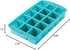 Tulz Mini Ice Block Tray, Silicone, Teal...