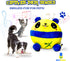 PET’SBARREL Active Moving pet Plush Toy for Dogs. 2024 New Interactive Dog Toy - Vibrant Yellow and Blue Plush Toy. Active Dog Toys Bouncing Dog B...