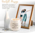 Pavilion Light Your Way Memorial Ceramic Vessel - 100% Soy Wax Candle with "In Remembrance Of My Mother's Eternal Light And Love" Text, Decorative...