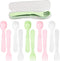 Re-Play Made in USA Toddler Forks and Spoons, Pack of 12 With Carrying Case - 6 Kids Forks with Rounded Tips and 6 Deep Scoop Toddler Spoons - 0.2...