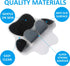 Mudder 20 Pcs Non Slip Bathtub Stickers Shower Floor Sticker Safety Adhesive Paw Decals Treads for Tubs Anti Slip Applique for Bathtub Bathroom Po...