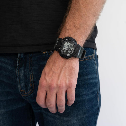 Digital Watches for Men - Multifunction Digital Watch, Chronograph Stopwatch, Daily Alarm, Countdown, Lap Timer, Dual Timezone, Auto Calendar Day ...