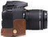 MegaGear Nikon D3400 Ever Ready Leather Camera Case and Strap, with Battery Access - Dark Brown - MG857...