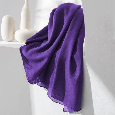 MissShorthair Womens Solid Color Scarfs Long Lightweight Scarf for Women Large Sheer Wrap Shawl...