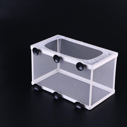 Large Breeder Net for Fish Tank Fish Hatchery Separation Net Mesh Fish Breeding Box with Suction Cup for Aquarium...