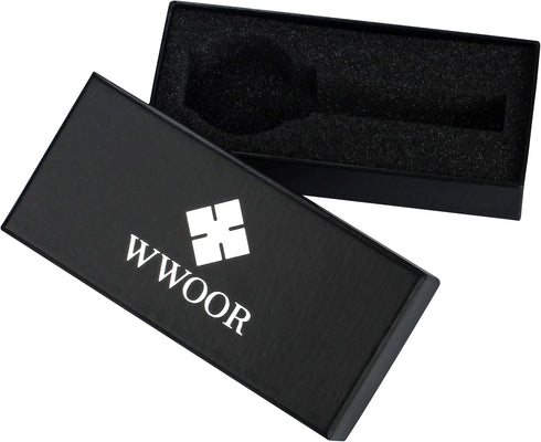 WWOOR Square Watches for Men Stainless Steel Mens Square Watch with Date Original Waterproof Analog Quartz Fashion Business Casual Wristwatch...