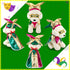 4 Pcs Mardi Gras Dog Costume Mardi Gras Clown Jester High Collar Cape Pet Accessories Set Golden Green Purple Dog Dress up with Mardi Gras Mask Co...