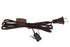 Creative Hobbies Single Light Replacement Clip in Lamp Cord for Christmas Village House, Pumpkin Lights, Small Objects - 6 Foot Brown...