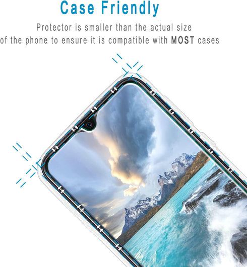 HPTech (2 Pack) Screen Protector For Samsung Galaxy A10e/Galaxy A10E Tempered Glass, 9H Hardness, Anti Scratch, Bubble Free...