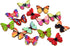 50pcs Mixed Pack 1-inch Colorful Butterfly Wooden Buttons - Retro DIY Handmade Buttons for Children's Crafts and DIY Projects...