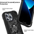 MARKILL Compatible with iPhone 15 Pro Max Case 6.7 Inch with Double Ring Stand, Heavy-Duty Military Grade Shockproof Phone Cover for iPhone 15 Pro...