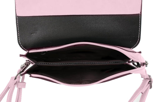 Isabelle Women's Pushlock Shoulder Crossbody Clutch Purse Bag Wristlet...