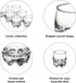 Bormioli Rocco Galassia Shot Glasses – Gift Set Of 6 Drinking Shot Cups With Elegant Curved Shape, Heavy Sham & Interlocking Feet – Short Shooter ...