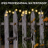 Solar Fairy Firefly Lights Outdoor Garden Decor Waterproof, Solar Powered Swaying Light Outside, 2 pack LED Light Flexible Sway by Wind, Yard Pati...