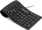 sungwoo Foldable Silicone Keyboard USB Wired Standard Keyboard Waterproof Rollup Keyboard for PC Notebook Laptop, Full Size (Black)...
