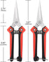 Pruning Shears Father's Day Gifts, Heavy Duty Stainless Steel Ultra Sharp Multi-purpose Hand Pruner Scissors for Garden Harvesting Fruits Vegetabl...