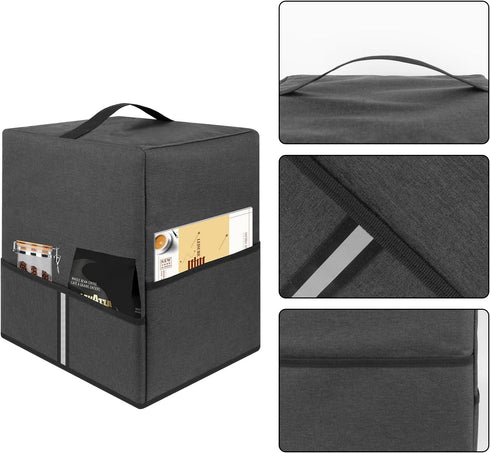 Coffee Maker Cover, Heavy Fabric Cloth Coffee Maker Dust Cover Compatible with Ninja CM300, CM371, CM400, CM401, CM407 Coffee Maker, 12.6X9.5X15 i...