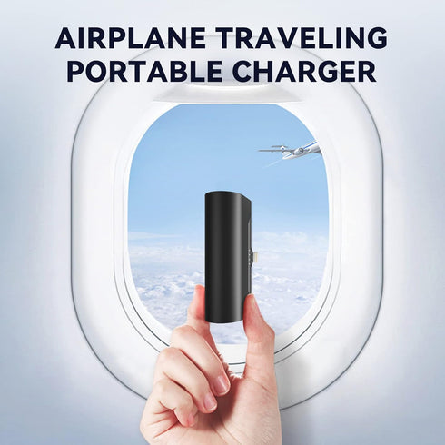 Mini Portable Charger 4800mAh Small Power Bank Battery Charger Fast Charging 15W Ultra-Compact Lightning Output External Battery Pack for iPhone 1...