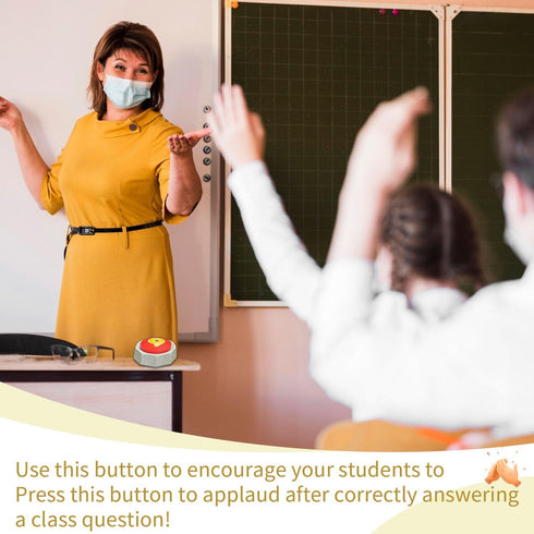 RIBOSY Applause Button - Button Applauds When Pressed - Add Extra Fun To Your Life...