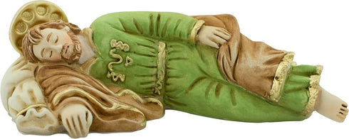 VILLAGE GIFT IMPORTERS 5" Sleeping Saint Joseph Statue | Patron Saint of The Universal Church, Unborn Children, Fathers, Workers, Travelers, Immig...