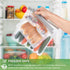 SPLF 12 Pack Dishwasher Safe Reusable Storage Bags(5 Reusable Sandwich 5 Snack 2 Gallon), Extra Thick Freezer Bags Leakproof Silicone and Plastic ...