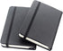 ZZTX 2 Pack Small Pocket Notebook 3.5" x 5.5" Hardcover Lined Paper Mini Notepad with Black Leather Sketchbook Composition Notebook...