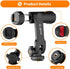 TARION Tripod Phone Mount Holder with 3 Cold Shoe Mount Cell Phone Mount Adapter for Tripod 360° Rotation Universal 1/4" Screw Smartphone Tripod A...