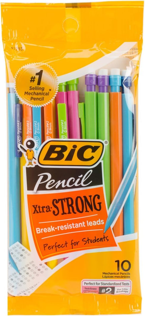 Bic, Xtra Strong Mechanical Pencil 0.9mm 10 ct (Pack of 3)...