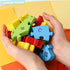 LovesTown Goldfish Wooden Puzzle, 26PCS Jigsaw Puzzle Alphabet and Number Building Blocks for Kids Toddler Preschool...