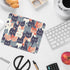 Square Mouse Pad with Stitched Edge, Premium Mousepad Washable Cloth. Computer Mouse Pad with Non-Slip Rubber Base, Mouse Pads for Computers Lapto...
