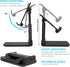 2 Pcs Folding Cell Phone Stand, Fully Adjustable Angle Height Phone Stand for Desk, Foldable/Portable Desktop Phone Holder Compatible with All Pho...
