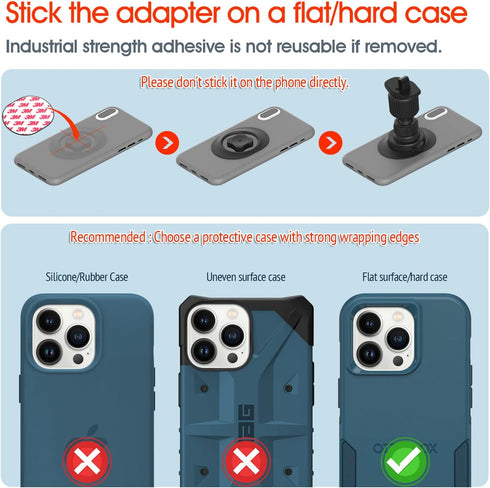sincetop Car Vent Phone Mount with Vent Lock Hook, Air Vent Car Phone Holder for Horizontal Vent Fin, One Hand Quick Mount & Release Cellphone Hol...