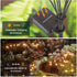 8LED Solar Powered Firefly Lights,Solar Lights Outdoor Waterproof,Starburst Swaying Solar Firefly Lights, Solar Garden Lights for Path Landscape O...