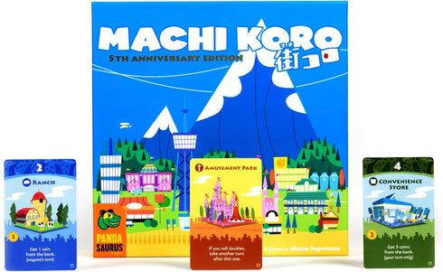 Pandasaurus Games Machi Koro Board Game | Japanese City Building Strategy Game | Fast-Paced Dice Rolling Game for Adults and Kids | Ages 8+ | 2-4 ...