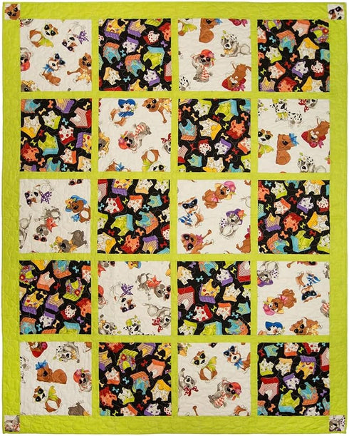 Fiber Café 3-Yard Quilt Favorites Pattern Brown...