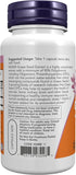 NOW Supplements, Grape Seed 100 mg - Standardized Extract, Highly Concentrated Extract with a Minimum of 90% Polyphenols, with Vitamin C, 100 Veg ...