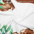 Baby Sloth Monthly Milestone Blanket Gender Neutral Greenery Watercolor Jungle Design Perfect Baby Blanket for Boys and Girls Newborn Baby Gift Id...