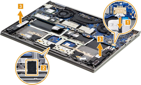 Deal4GO Internal Speaker assembly PK23000XH10 5SB0Q58520 replacement for Lenovo Yoga 730-13 730-13IKB 730-13IWL...