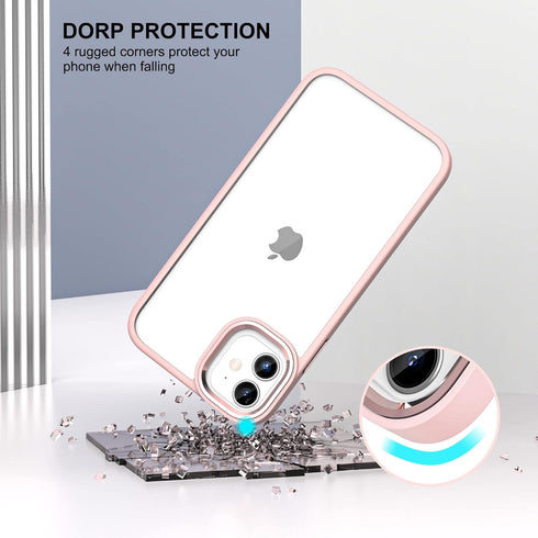 ULAK Compatible with iPhone 12 Case Clear, iPhone 12 Pro Cover Transparent Bling Soft TPU Women Girls Shockproof Protective Phone Case Designed fo...