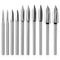 Wood Carving Tools for Rotary Tool, 10Pcs Engraving Drill Accessories Bit Wood Crafts Grinding Woodworking Tool with 1/8” Shank-DIY Wood Carving T...